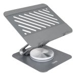 Tablet Ständer TooQ PH-NARVI-G 360 Grad Drehbar Stahl bis 13 Zoll Dunkelgrau