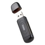 Kartenleser TooQ TQR-3002B USB 3.0 2-in-1 SD TF Kompakt Schwarz
