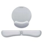 Pack Reposamuñecas Subblim Ergo Memoryflex Plata