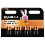 Batteria AAA Duracell Plus DPBLR3B10 Power Boost 10 pezzi Alcalina 1,5 V Batteria AAA Duracell Plus DPBLR3B10 Power Boost 10 pezzi Alcalina 1,5 V