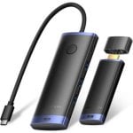 Adaptador inalámbrico Vention TPVBB USB-C HDMI 4K 60W 6 en 1 Negro Adaptador inalámbrico Vention TPVBB USB-C HDMI 4K 60W 6 en 1 Negro