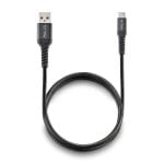 Cable USB NGS KNOT-AC USB-A a USB-C 1m carga rápida nylon trenzado negro Cable USB NGS KNOT-AC USB-A a USB-C 1m carga rápida nylon trenzado negro