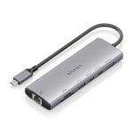 Dock USB-C Aisens ASUC-7P032-GR 7 en 1 HDMI 4K RJ45 USB-A y C Lector SD Gris Dock USB-C Aisens ASUC-7P032-GR 7 en 1 HDMI 4K RJ45 USB-A y C Lector SD Gris