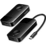 Adaptador de vídeo inalámbrico Vention ADOBB USB-C HDMI 4K 60W Negro Adaptador de vídeo inalámbrico Vention ADOBB USB-C HDMI 4K 60W Negro