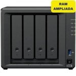 Servidor NAS Synology DS425+ 4 Bahías 6GB DDR4 2.5GbE M.2 NVMe Torre Servidor NAS Synology DS425+ 4 Bahías 6GB DDR4 2.5GbE M.2 NVMe Torre