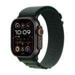 Apple Watch Ultra 2 4G LTE GPS NFC 49mm OLED Titane Noir Bracelet Vert M IP6X SpO2