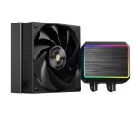 Mars Gaming ML-PROII120 AIO-Flüssigkeitskühlung, 300 W TDP-Pumpe, 4. Generation, 1 x schwarzer Lüfter
