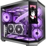 Case Mars Gaming MC-3TCORELCD ATX Semitorre Schermo IPS 7.2" Triplo Vetro Temperato Nero Case Mars Gaming MC-3TCORELCD ATX Semitorre Schermo IPS 7.2" Triplo Vetro Temperato Nero