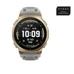 Amazfit T-Rex 3 Pro GPS NFC 44mm AMOLED Ouro Cinza M 10ATM SpO2 Pulsómetro Sono