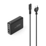 Cargador Hama 00201979 65W GaN Power Delivery 2xUSB-C 2xUSB-A Negro