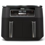 Airfryer Ninja Foodi AF200EU Dubbele Mand 7,6L 2400W Grote Capaciteit Zwart