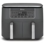 Friggitrice ad Aria Ninja DZ300EU Doppio Cestello 7,6L 2400W 6 Programmi