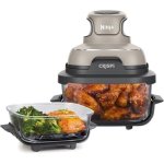 Friggitrice ad Aria Ninja FN101EUST Vetro 3,8L 1700W Portatile 4 Funzioni