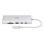 Hub D-Link 10 puertos 10 Gbps DUP-A01 USB-C HDMI 4K Ethernet SD PD 100W Hub D-Link 10 puertos 10 Gbps DUP-A01 USB-C HDMI 4K Ethernet SD PD 100W