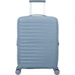 Valise cabine American Tourister FastForward 55cm 4 roues expansible bleu