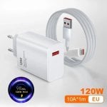 Chargeur Xiaomi JY4G6 120W Type-C EAC Compact et Sécurisé