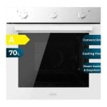 Horno eléctrico Cecotec Bolero Hexa M236000 70 litros Blanco con vaporizador y autolimpieza