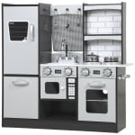 Aiyaplay Cocina De Juguete De Madera Con Sonido Accesorios De Acero Inoxidable