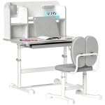 Aiyaplay Juego De Escritorio Y Silla Para Niños De +3 Años 80x55x107,5 Cm Gris Aiyaplay Juego De Escritorio Y Silla Para Niños De +3 Años 80x55x107,5 Cm Gris