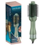 Spazzole Modellanti Cecotec Ceramiccare Unique Olive 1200W Ceramica Cheratina 3 Temperature Aria Fredda Verde