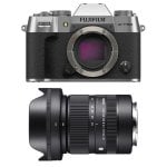 Appareil Photo Numérique Compact Fujifilm X-T50 40,2MP Zoom Optique Objectif Sigma 18-50mm Capteur X-Trans CMOS 5 HR Stabilisation WiFi