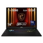 Portátil MSI Vector 16 HX AI A2XWIG-628XES 16" Intel Core Ultra 9 275HX 32GB 1TB SSD RTX 5080 FreeDOS RGB