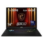 Portatile MSI Vector 16 HX AI A2XWJG-671XES 16" Intel Core Ultra 9 275HX 64GB 1TB SSD RTX 5090 FreeDOS RGB