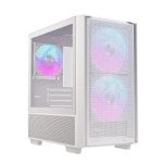 Caixa Einarex PULSE PM150 RGB Branca Vidro Temperado Micro-ATX Mini-ITX