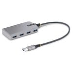 Hub de interfaz Startech 4 Puertos USB 3.2 Gen 1 Gris 30 cm