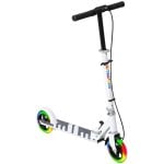 Aiyaplay Patinete Plegable Para Niños De 3-8 Años 2 Ruedas Con Led Luces Blanco