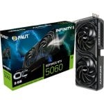 Tarjeta Gráfica Palit GeForce RTX 5060 Infinity 2 OC 8GB GDDR7 Reflex 2 RTX AI DLSS4