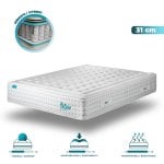 Colchão Flow HybridLuxe Fresh 6900 31cm 14 Camadas SpringCore