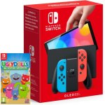 Nintendo Switch OLED Azul Neón/Rojo Neón + Ugly Dolls: Una Aventura Imperfecta