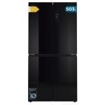 Frigorífico Cuatro Puertas Cecotec Bolero CoolMarket 4D 503 No Frost 177.5cm 503L E Negro Cristal Display Inverter Frigorífico Cuatro Puertas Cecotec Bolero CoolMarket 4D 503 No Frost 177.5cm 503L E Negro Cristal Display Inverter