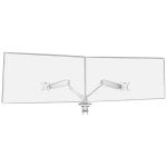 Mars Gaming Marm-pro2 Doppelarm-Monitorhalterung für 13"-27" VESA Max 10kg Weiß