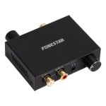 Audio-Konverter Fonestar FO-42DAV Toslink RCA 3.5 mm Kopfhörerausgang Volumen Bassregelung
