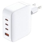 Cargador D-Link DCF-141 GaN 140 W 3x USB-C 1x USB-A Carga Rápida Blanco