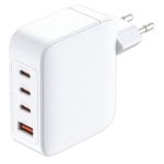 Cargador D-Link DCF-141 GaN 140 W 3x USB-C 1x USB-A Carga Rápida Blanco