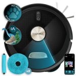 Robot Aspirador y Fregasuelos Cecotec Conga M100 X-Treme Navegación IA Láser 20.000 Pa Mopas Giratorias