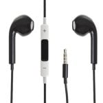 Auricolari Dam Electronics con filo Jack 3,5mm con telecomando, microfono e funzione vivavoce, compatibili iOS/Android, cavo 100 cm