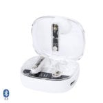 Auricolari Dam Electronics TWS wireless Bluetooth 5.3 con base di ricarica 200 mAh trasparenti