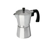 Caffettiera Italiana Jata CCA 9 Tazze Alluminio Antiossido Manico Ergonomico