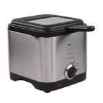 Freidora tradicional Dam Electronics JFRI011022 1,5L 900W acero inoxidable ventana visor