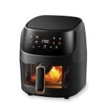 Fritadeira de Ar Dam Electronics 8L 1400W com janela iluminada e painel táctil