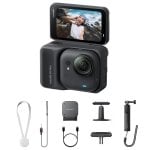 Camera sportiva Insta360 GO Ultra Creator Bundle 4K 240 fps Touchscreen WiFi Nero