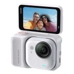 Cámara deportiva Insta360 GO Ultra Standard Kit 4K 60fps 2,5" táctil Blanca