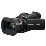 Videocámara Panasonic HC-X1600E 4K Zoom óptico 24x Sensor MOS Pantalla LCD
