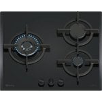 Placa Balay 3ETG663RB Gas 3 Zonas Wok Cristal Negro 60 cm