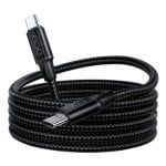 Cable USB C DCU 30402018 1,5 m Negro Trenzado Magnético