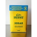 Café en grano Valiente Hogar Descafeinado 250g Sabor Equilibrado